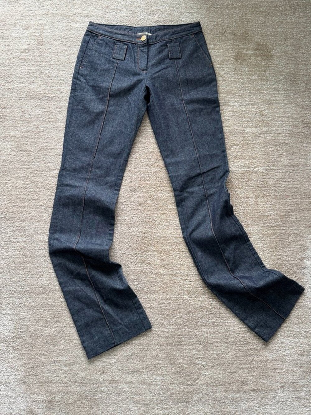 Roberto Cavalli Class Y2K Grail Vintage Low Rise Denim Jeans IT 44/US 8/10 - Picture 2 of 10